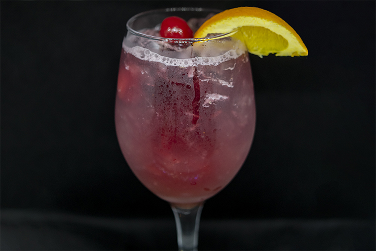 italian sangria disaronno tuaca cherry juice orange juice orange wedges